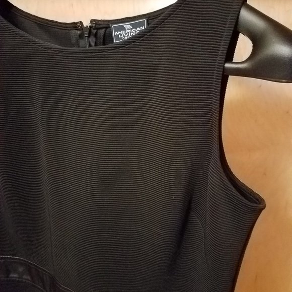 Black Cocktail Dress Midi Dress Size 16 - Picture 2 of 3